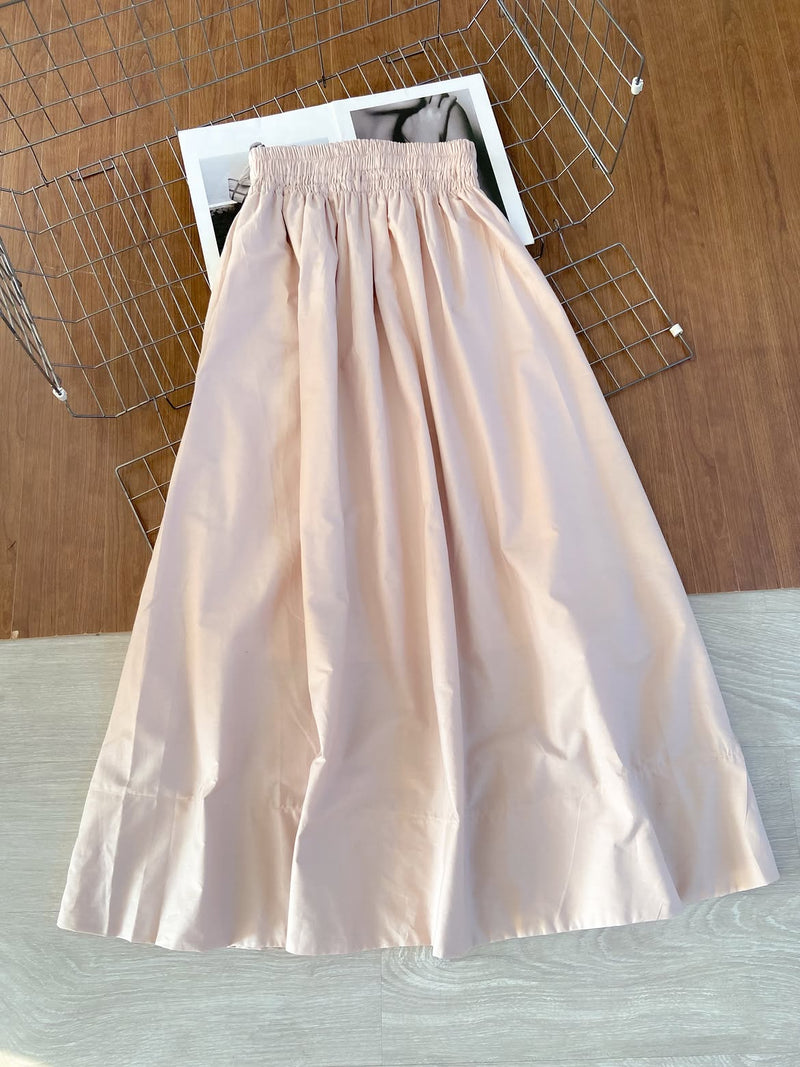 تنورة نسائية طويلة كلوش بخصر مطاطي | كاجوال وعملية (عدة ألوان) yourswomanswear